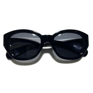 Gianni Versace 462/A 852 Cat Eye Sunglasses Black